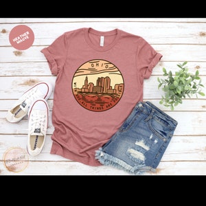 Ohio T-Shirt, Perfect Gift for Ohio Lovers & Travelers, State Motto Tee, Ideal Souvenir Gift for Vacations, Tee for Those With State Pride