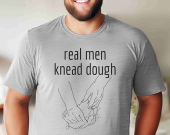 Zuurdesem PNG grappig bakken shirt cadeau voor Baker zuurdesem brood TShirt voor mannen PNG bestseller Snarky papa grappen trui echte mannen kneden deeg