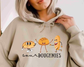 Zuurdesem Shirt PNG Grappig Bakken Shirt Cadeau Baker Zuurdesembrood Cartoon TShirt Zuurdesembrood Maken Geschenken Bestseller PNG SourDoughmies