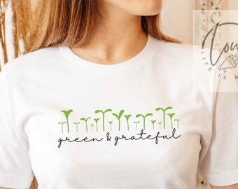 Knapperige moeder groen dankbaar PNG Homestead Tshirt Blijf thuis Natuurlijke Mama Sprouts Plant Lover Moeders Dag Cadeau Milieu Aarde Dag Shirt