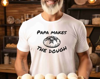 Zuurdesem papa grappen PNG grappig bakken shirt cadeau Baker zuurdesem brood TShirt voor mannen zuurdesem SVG papa maakt het deeg starter geschenken op maat