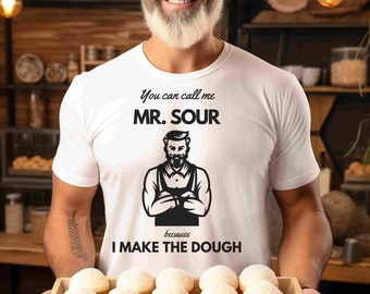 Zuurdesem PNG grappig bakken shirt cadeau voor Baker zuurdesem brood TShirt voor mannen PNG bestseller SVG Snarky mok papa grappen trui chef-kok schort