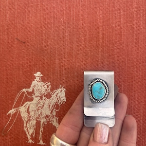 Türkise Geldklammer