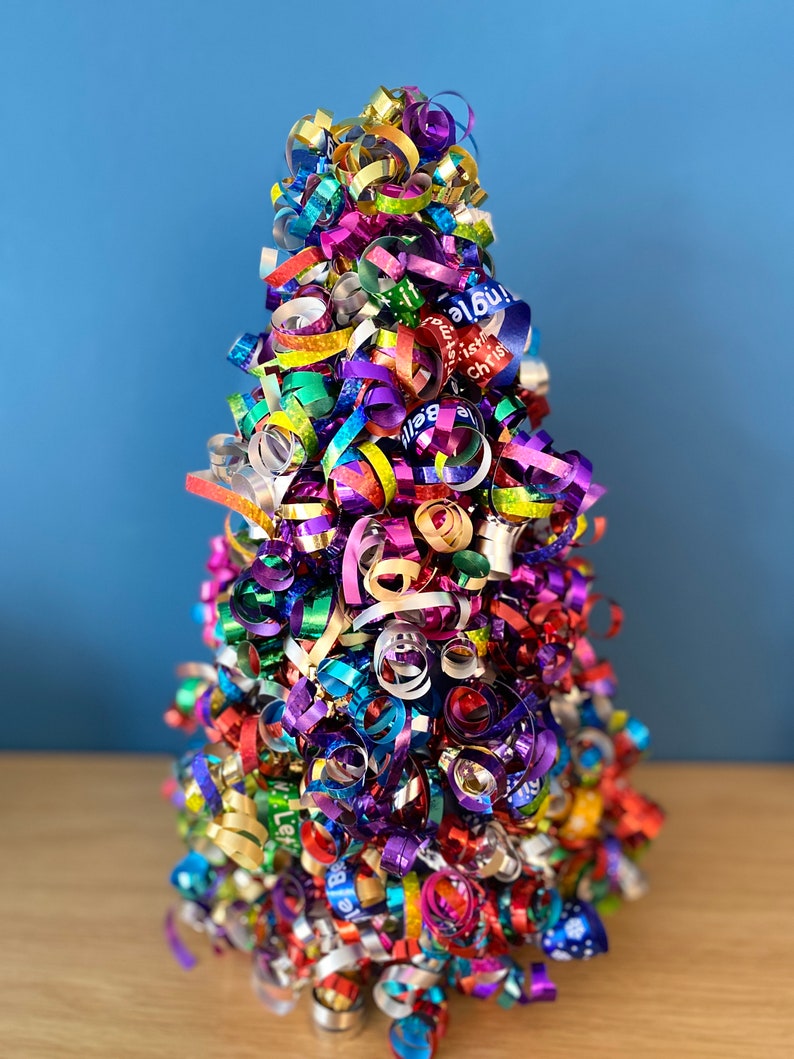 Stunning Handmade Christmas Cone Tree 12.5 Tall With an 8 Base Made