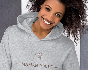 MOMMY HEN hoodie. For the moms we love! Sweatshirts, T-shirts, gifts, men's clothing, women's clothing.