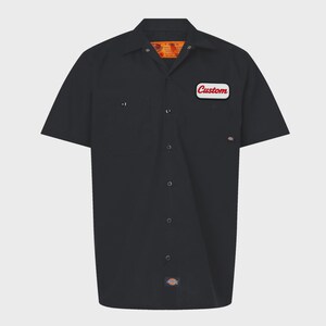 Mechaniker-T-Shirt mit individuellem Namensaufnäher