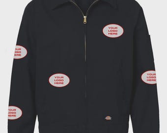 5 Spot Custom Dickies Jacket with Custom Logo Embroidered work mechanic coat jacket winter