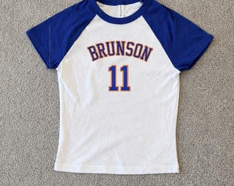 Camiseta sin mangas acanalada Brunson 11 para bebé, para mujer, Bella Canvas, Nueva York