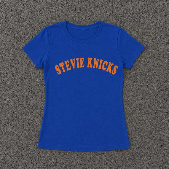 Stevie Knicks Tshirt Royal blue NYC knicks taylor