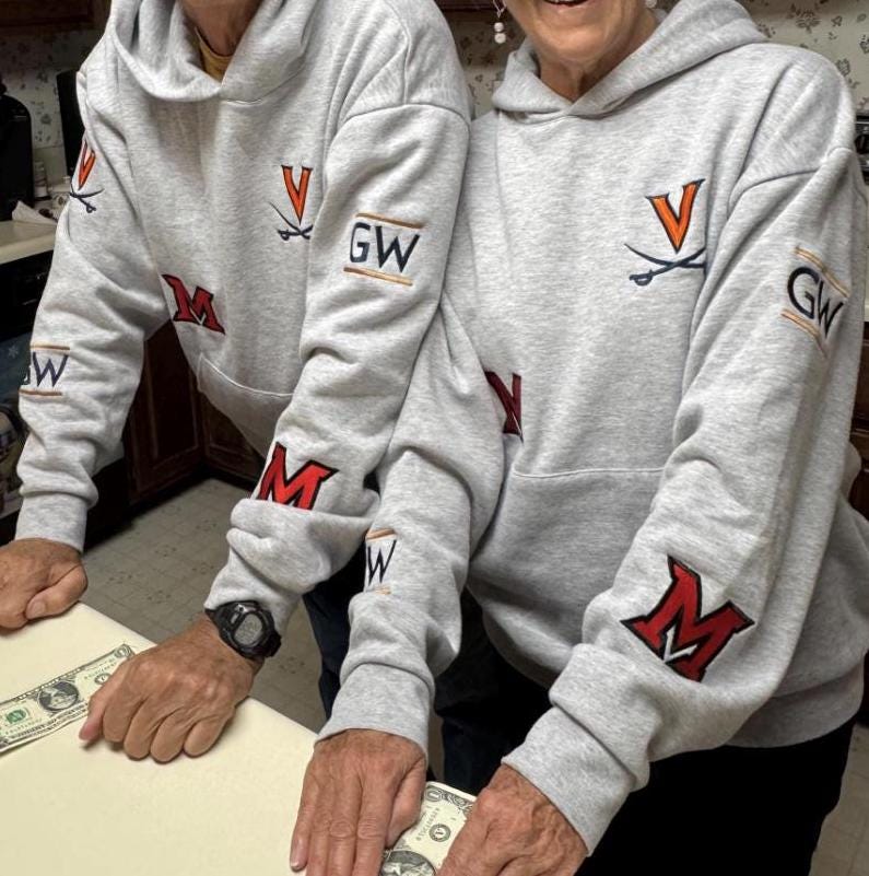 Custom 5 Spot Embroidered Hoodie .ANY LOGO (college,sports Custom 5 Spot Embroidered Hoodie .ANY LOGO (college,sports