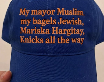 Mariska Hargitay hat embroidered knicks