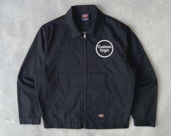 Custom Mechanic Dickies Jacket with Custom Logo Embroidered work mechanic coat jacket winter