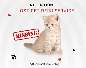 Lost Pet Reiki Service