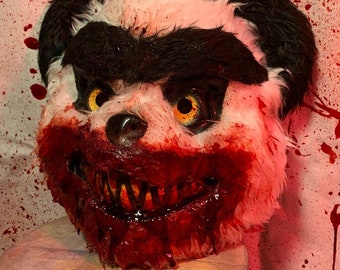 Creepy Mask - Creepy Plush - Horror Plush - Scary Plush - Mask - Halloween - Scary Teddy Bear