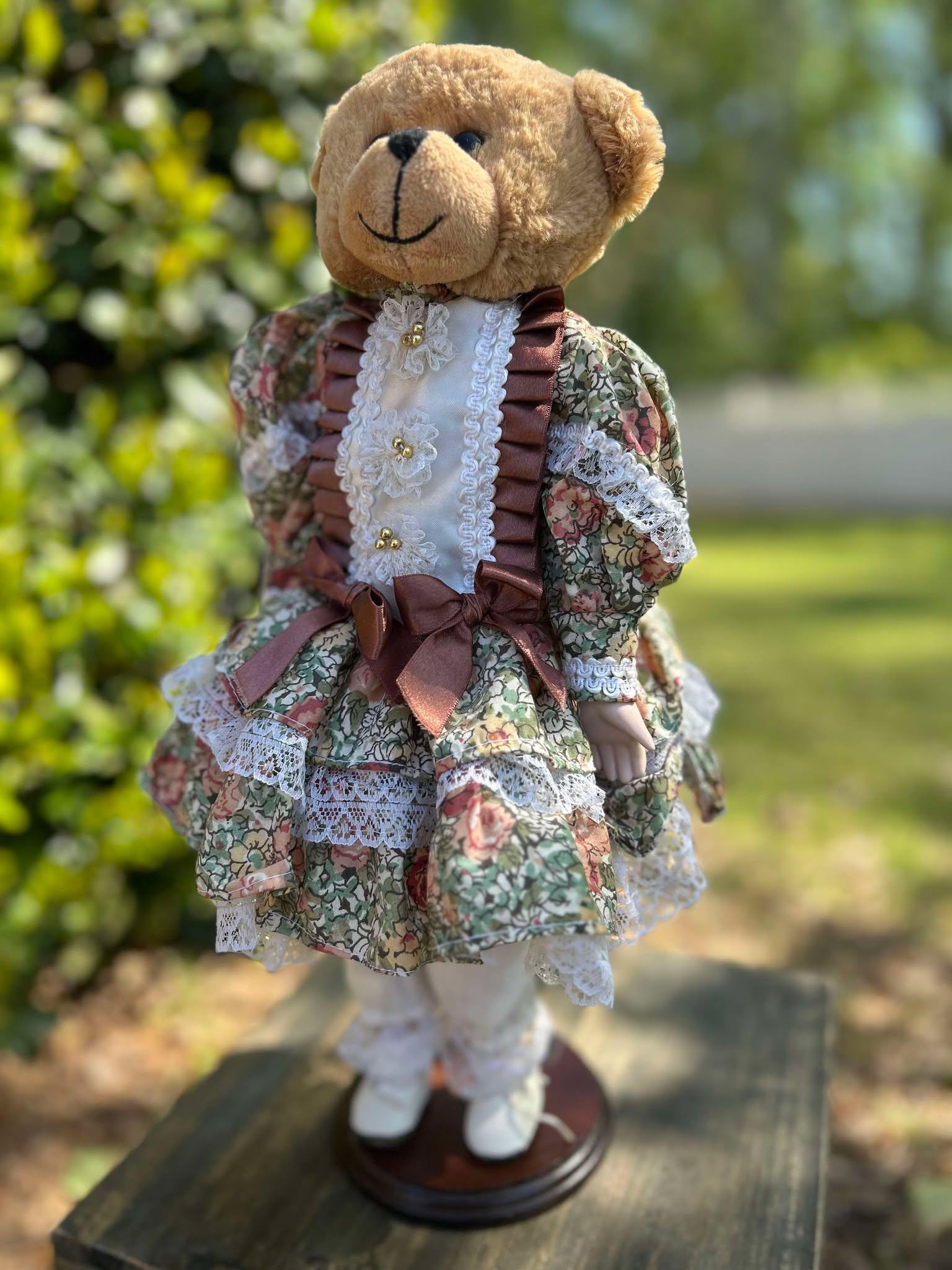 Bear Porcelain Doll: Gothic Horror Plush, Halloween Decor - Etsy