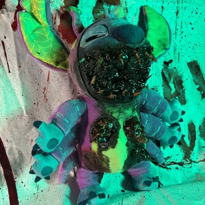 Creepy Stitch Plush: Horror Halloween Teddy Bear bild 9