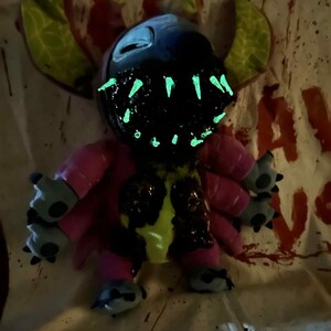 Creepy Stitch Plush: Horror Halloween Teddy Bear bild 2