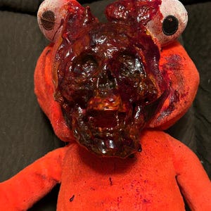 Creepy Plush - Horror Plush - Scary Plush - Gothic Decor - Halloween - Scary Teddy Bear