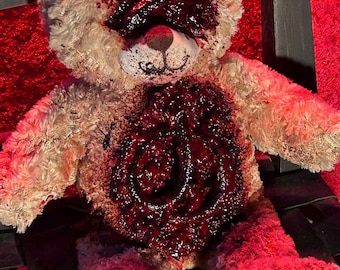 Snake Eye Teddy Bear – Creepy Gothic Horror Plush