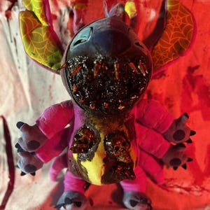 Creepy Stitch Plush: Horror Halloween Teddy Bear bild 7