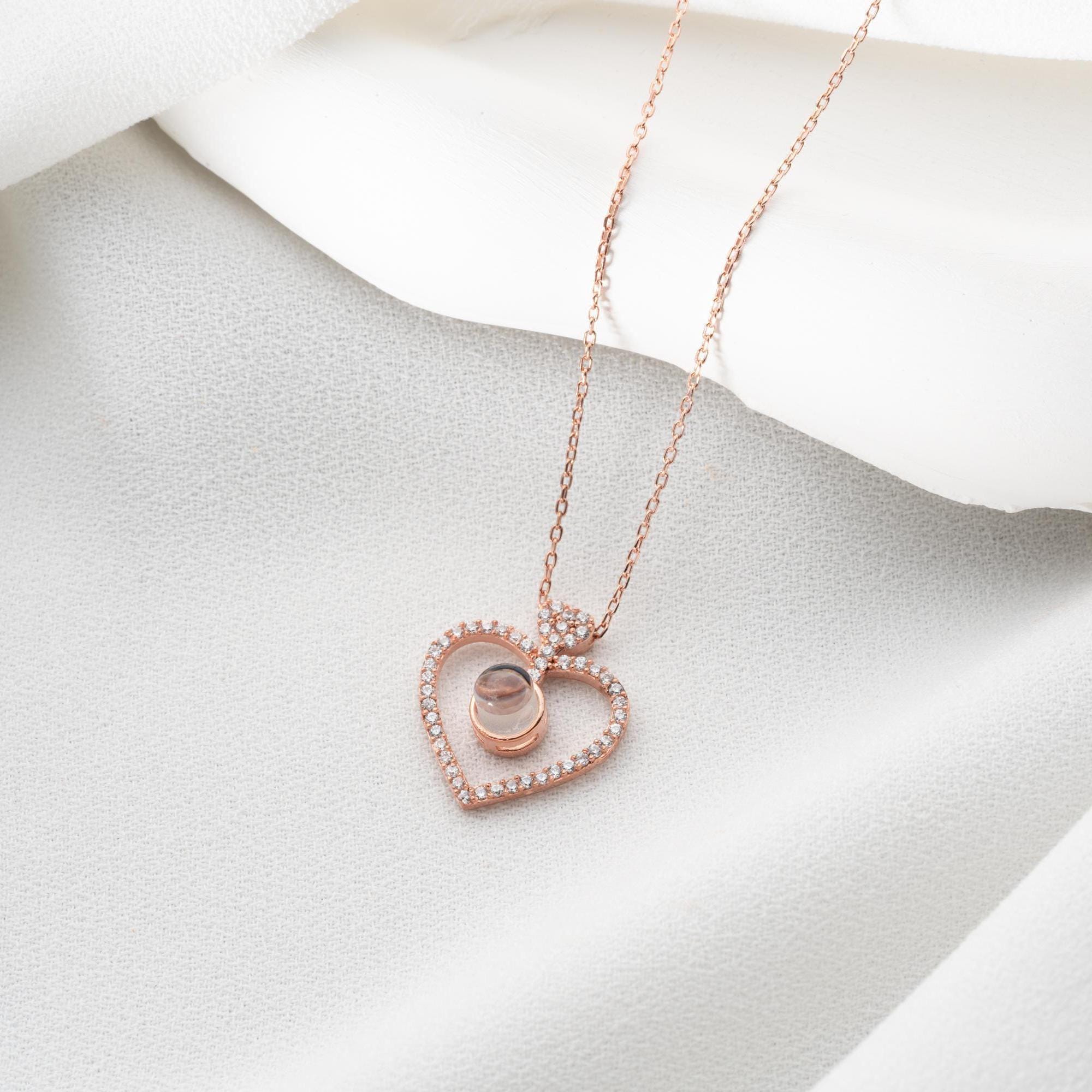 Collana Ciondolo Ti Amo In 100 Lingue – Proiezione I Love You – Idea Regalo Romantica
