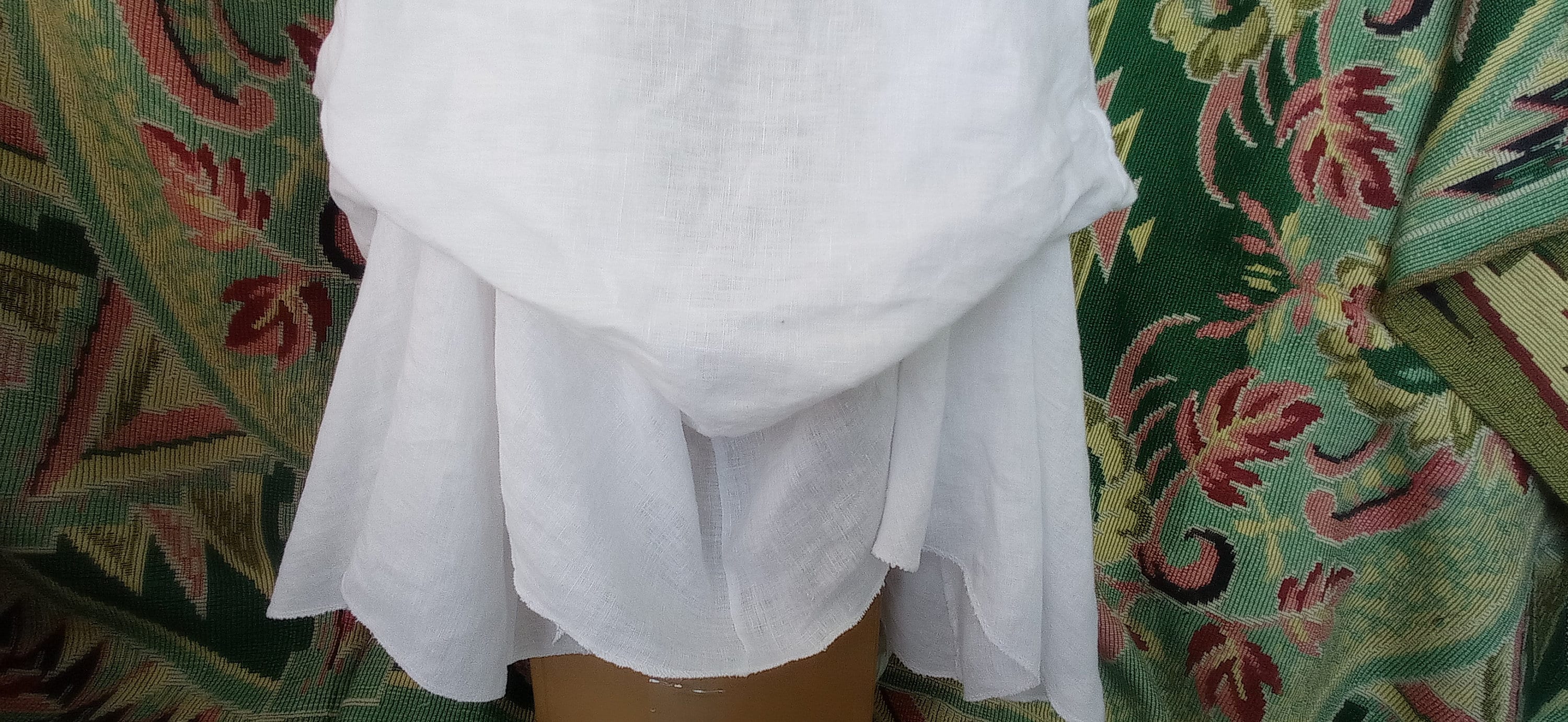Carina Ricci Linen White Dress - Etsy