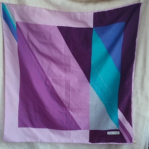 Marc Laury Paris square headscarf, geometric patterns