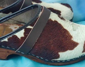 Miu Miu 1998 SS Cow Pony Fur Block Heels - Etsy