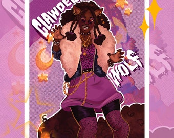 Clawdeen Wolf--Monster High Kunstdruck!