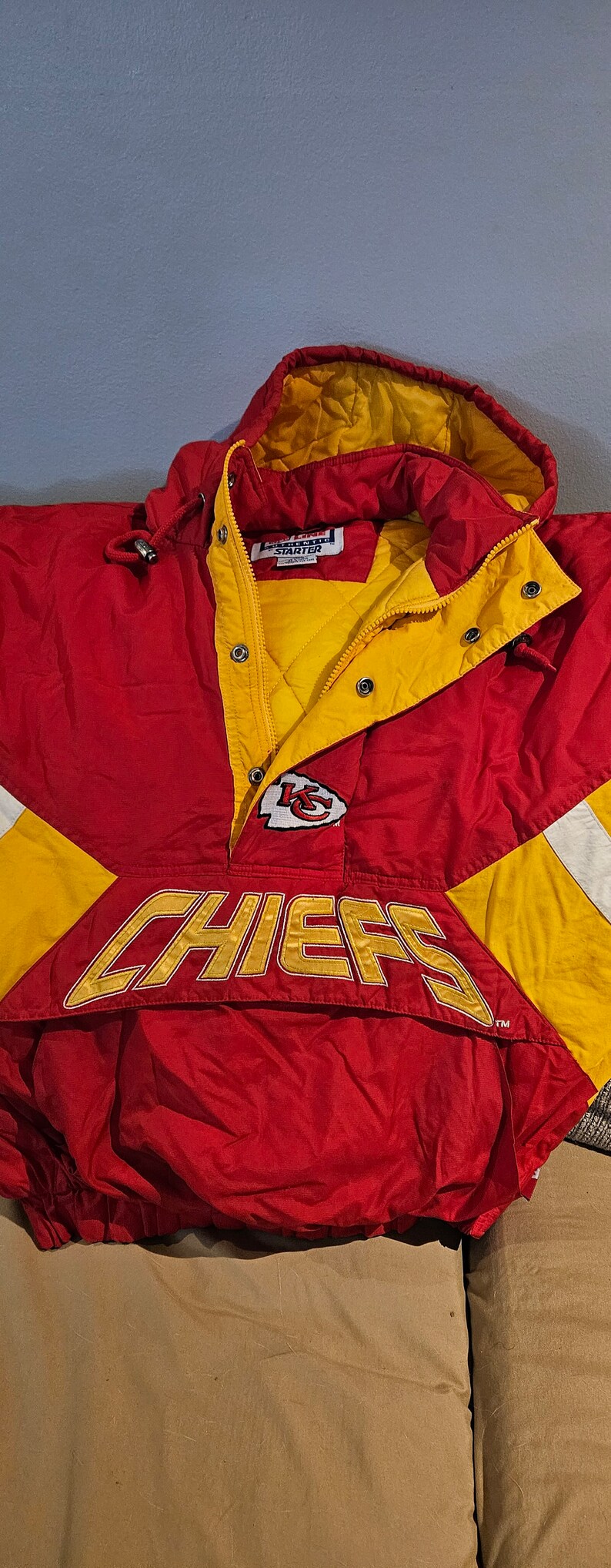 Early 90s Kansas City Chiefs Starter Jacket Etsy