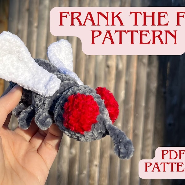 Frank the Fly digital crochet PDF pattern