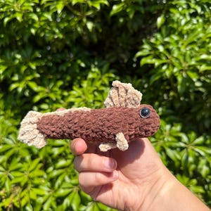 Crochet Mudskipper Customizable Plushie