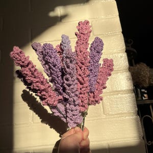 Crochet Lavender Bouquet