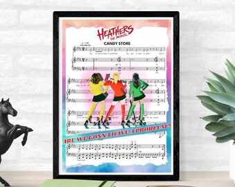 Heathers the Musical Sheet Music Art – Instant Download (PDF)