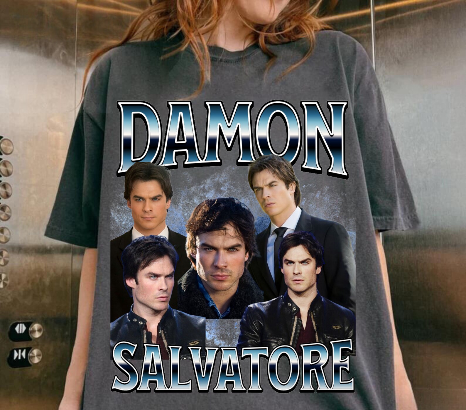 Retro Damon Salvatore Shirt-damon Salvatore Sweatshirt,damon Salvatore ...