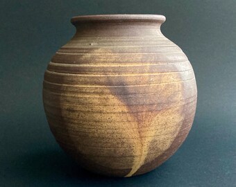 球状備前焼花瓶 宮本陶朋 Miyamoto Tōhō - Etsy 日本
