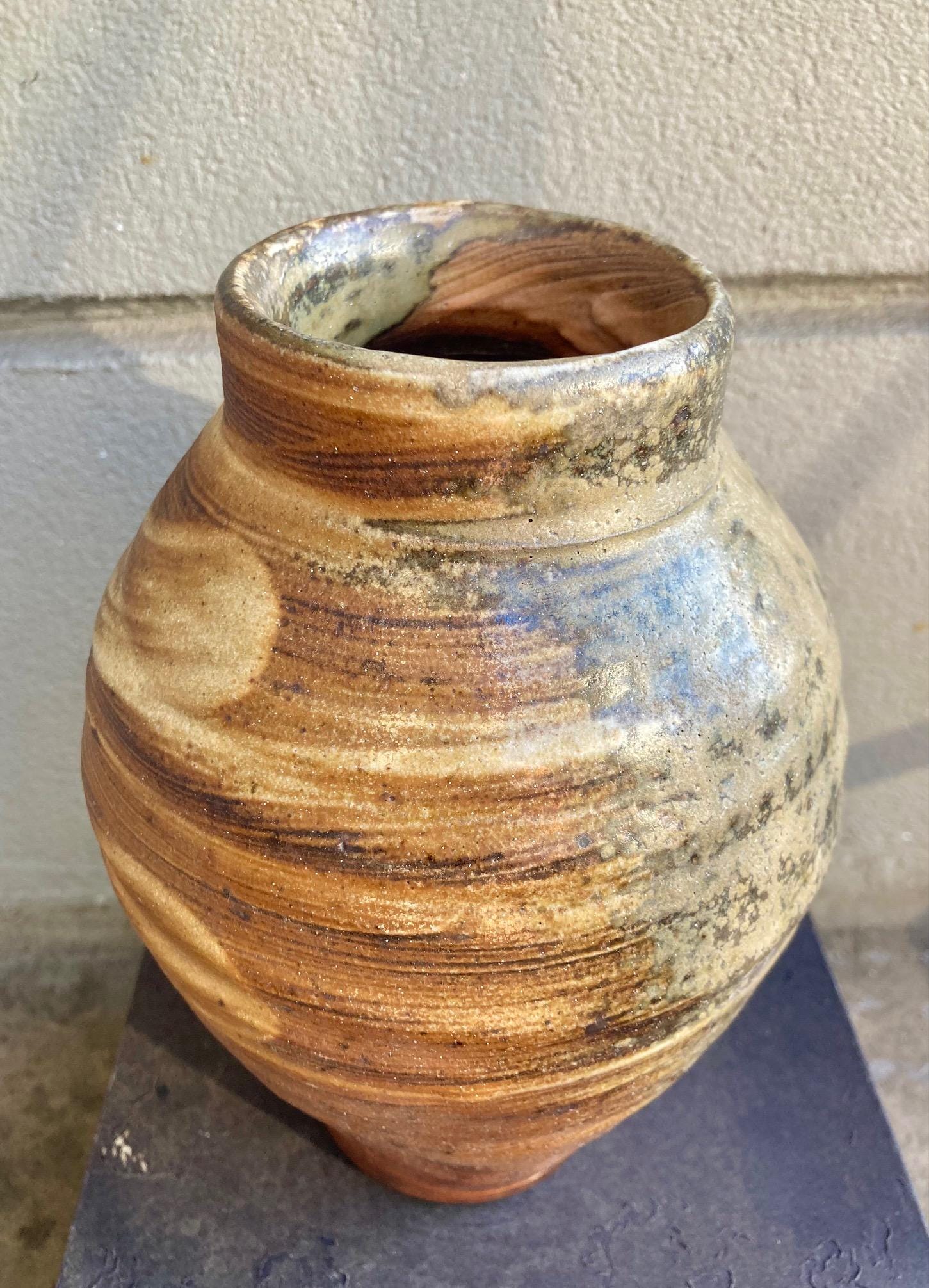 20世紀の日本の備前焼の陶器の花瓶 - Etsy 日本