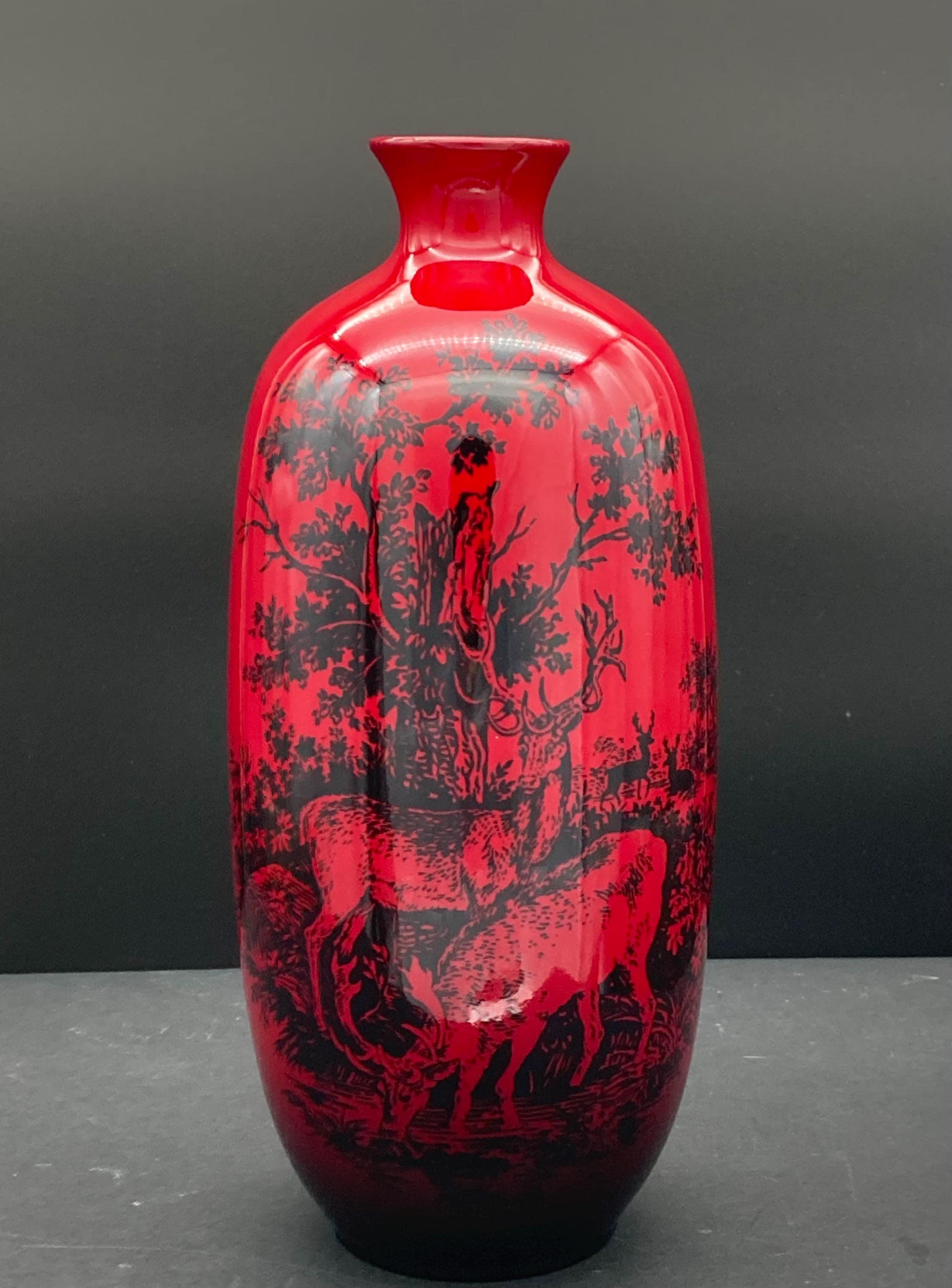 Royal Doulton Flambe Vase - Etsy