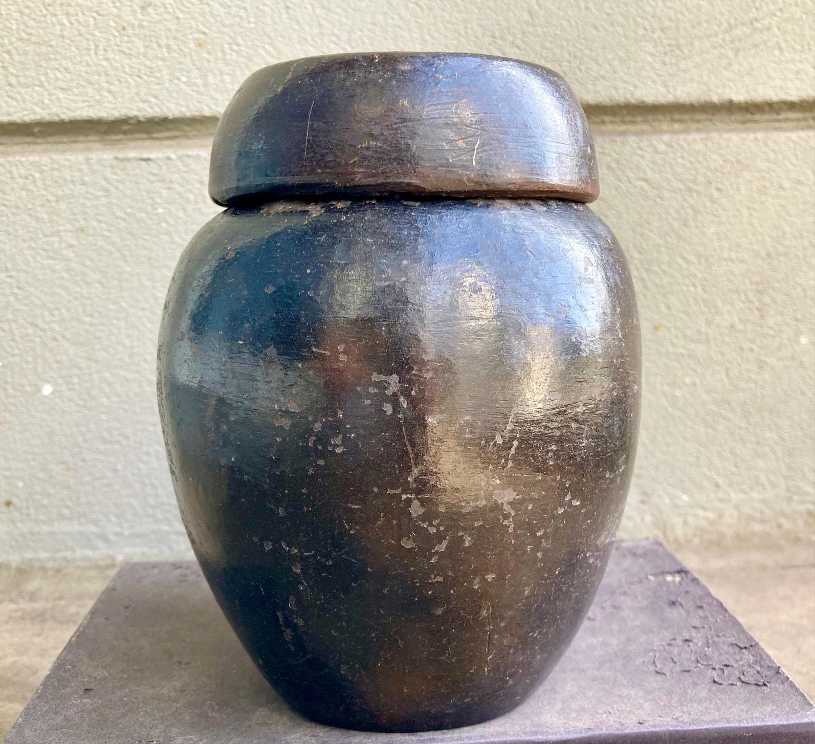 日本の江戸時代陶器の壺、19世紀初頭 - Etsy 日本