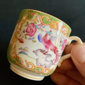 A Rare Antique Minton &#39;Cockatrice&#39; Cup in Excellent Condition - England c.1890&#39;s - Pottery & Ceramics - Antique - Home Decor - Gift for Her.