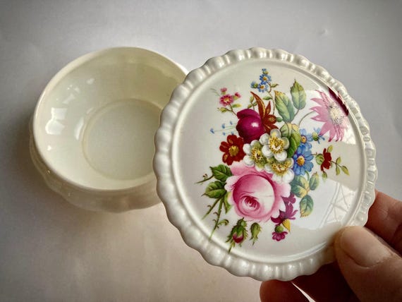 Vintage Coalport Bone China Trinket Box – Ludlow Floral Design - Etsy