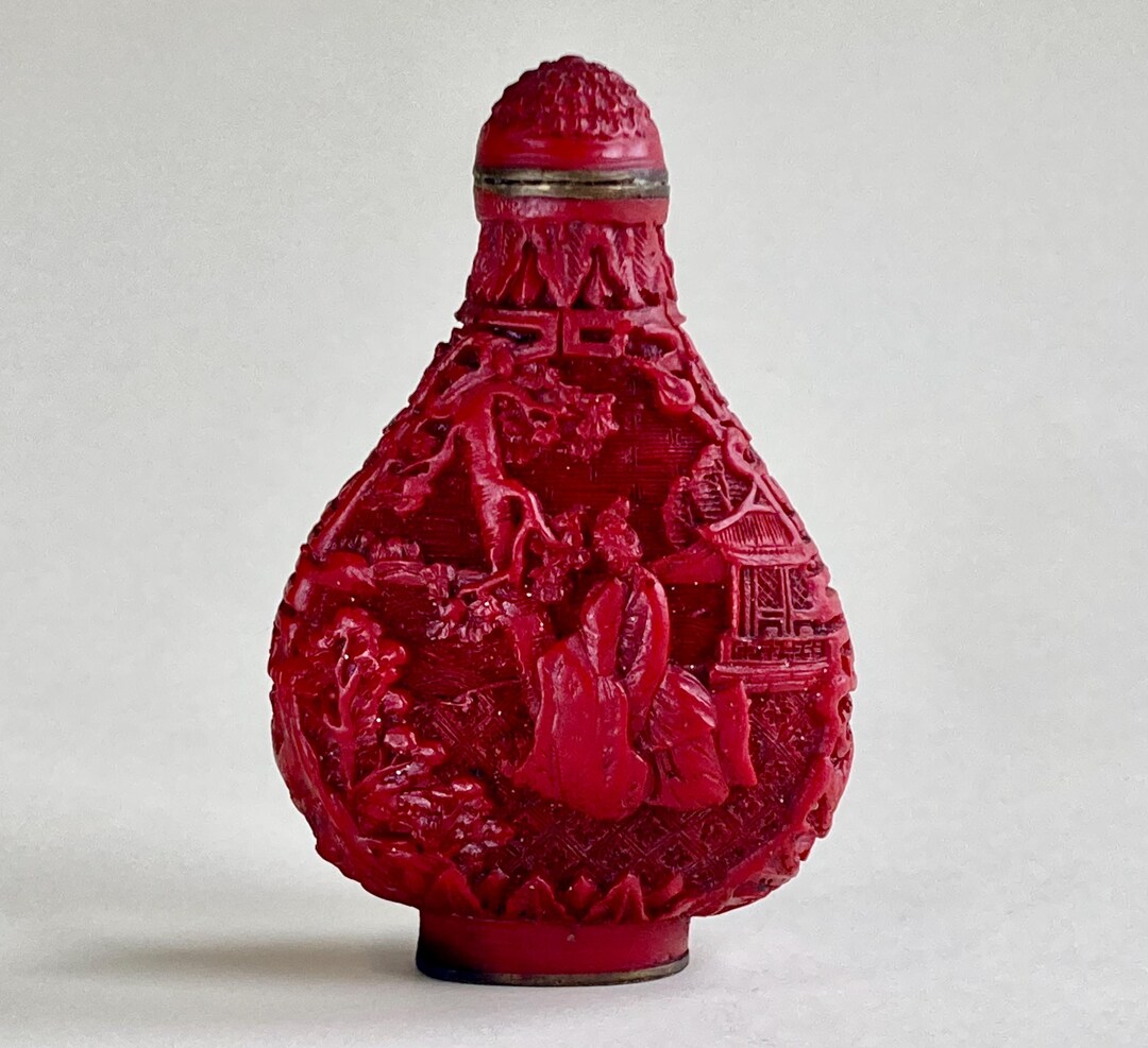 中国古窯 辰砂角瓶 H7.5cm 東キ7-1206☆2F タトオ il_1080xN.7308266912_mm1z.jpg