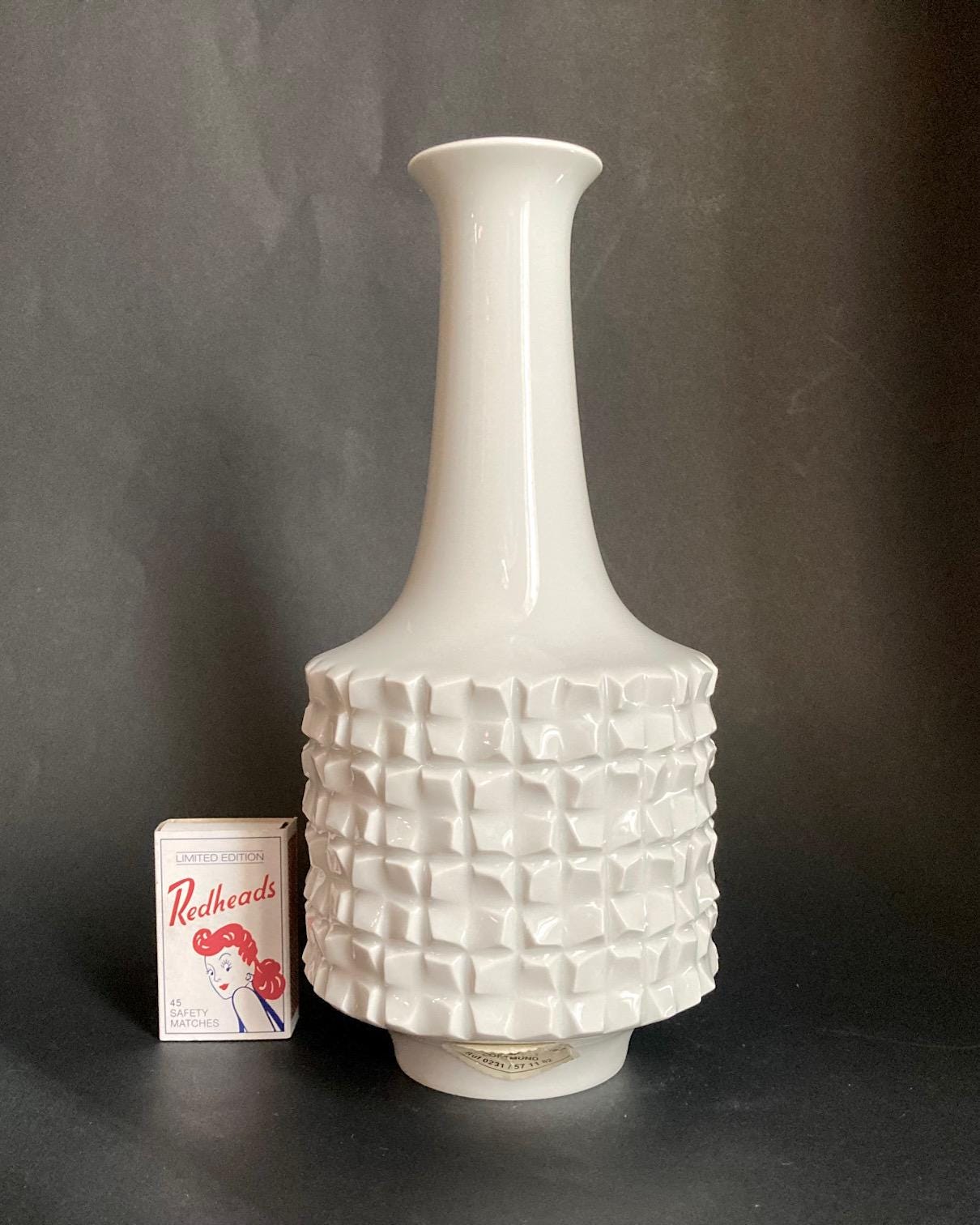 マイセン白磁マレット花瓶 – ルートヴィヒ・ツェプナー、1960年代