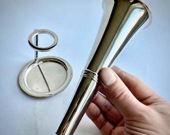 Vintage Silver-Plated Wine Aerator Funnel and Stand - 19cm - Excellent Condition - c.1980&#39;s - Wine Paraphernalia - Home Decor- Gift- Luxury.