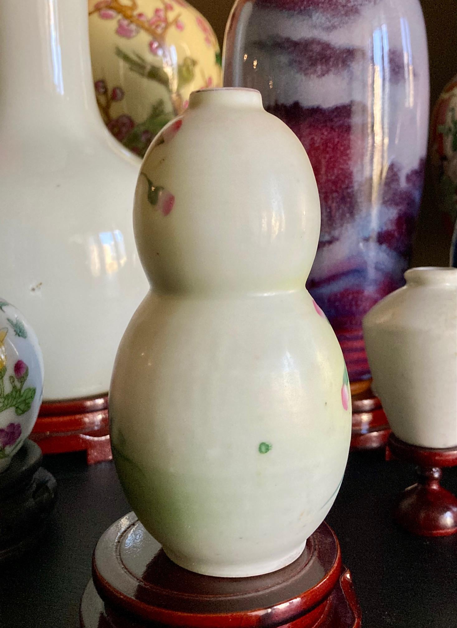 アンティークニッポンIE&C手描き磁器ひょうたん花瓶 - Etsy 日本