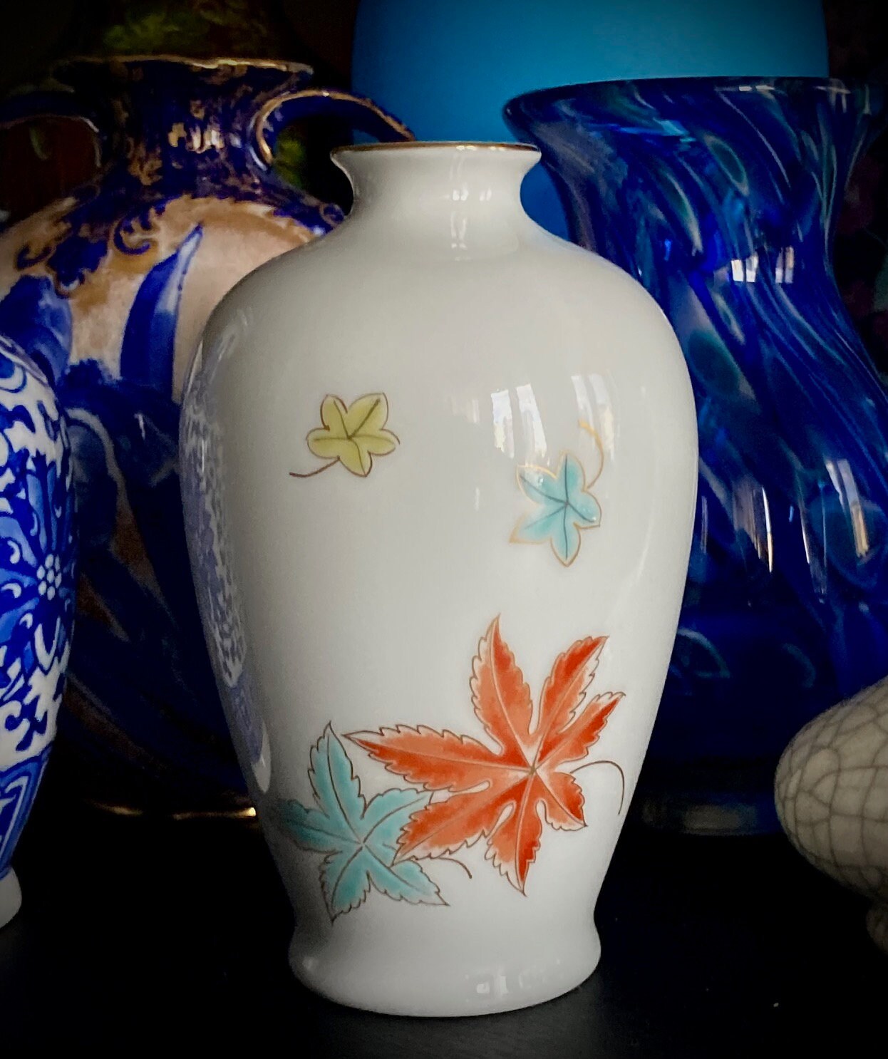 有田焼　窯元　深川製磁　花器　花瓶　梅　春 有田焼 窯元 深川製磁 花器 花瓶 梅 春 インテリア小物