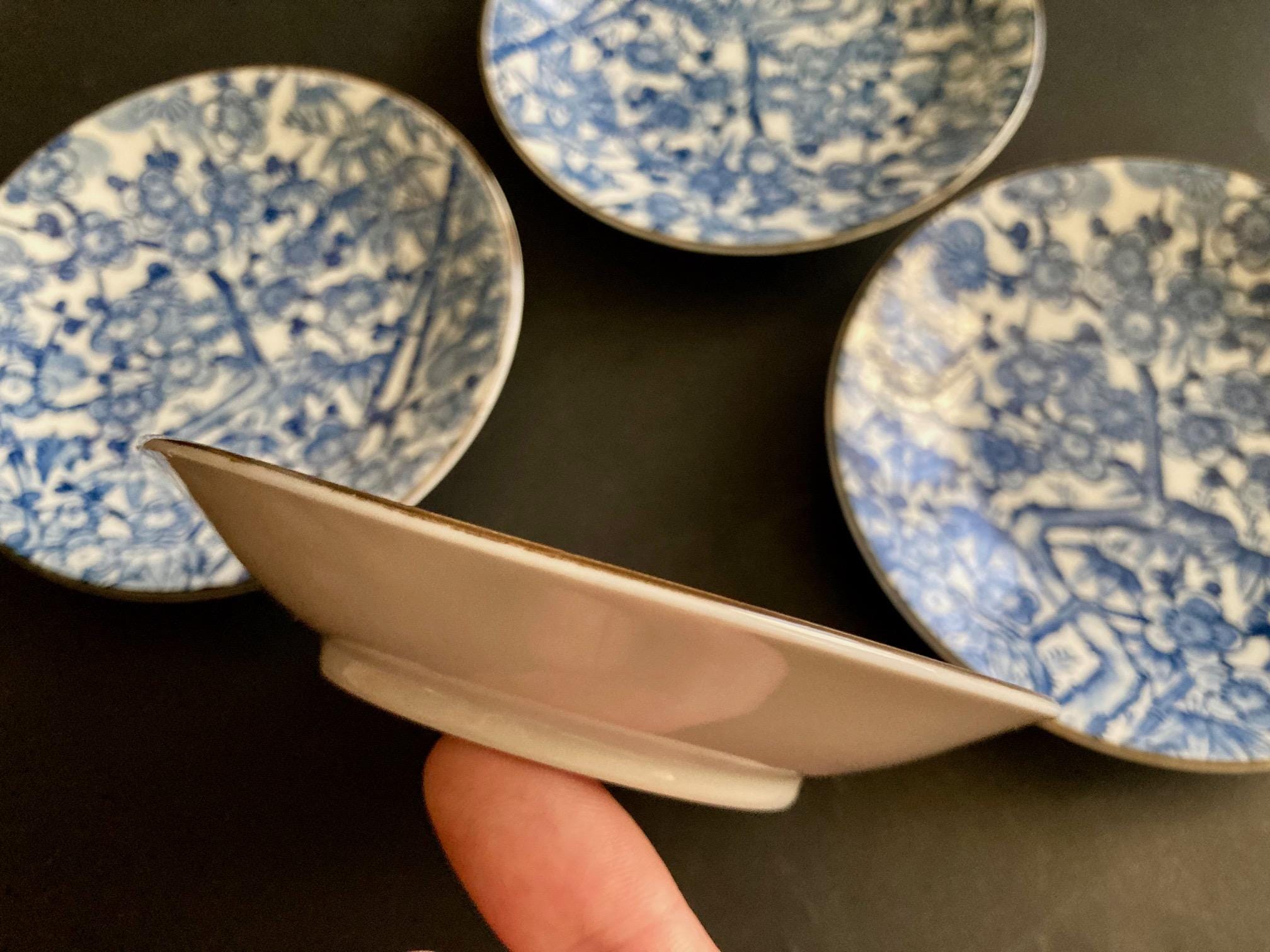 日本の磁器製青花装飾皿 - 20世紀 - Etsy 日本