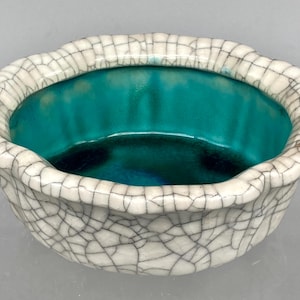 Chinesische Ge Ware Crackle-Glasur-Porzellan-Jardinière, Mitte des 20. Jahrhunderts