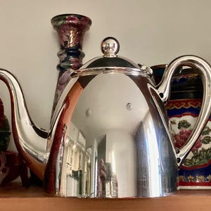 Antique Art Deco Silver-Plated Hard Soldered Pheonix Teapot - c.1921 Australia - Ornament Only Condition - Home Decor - Gift Giving.