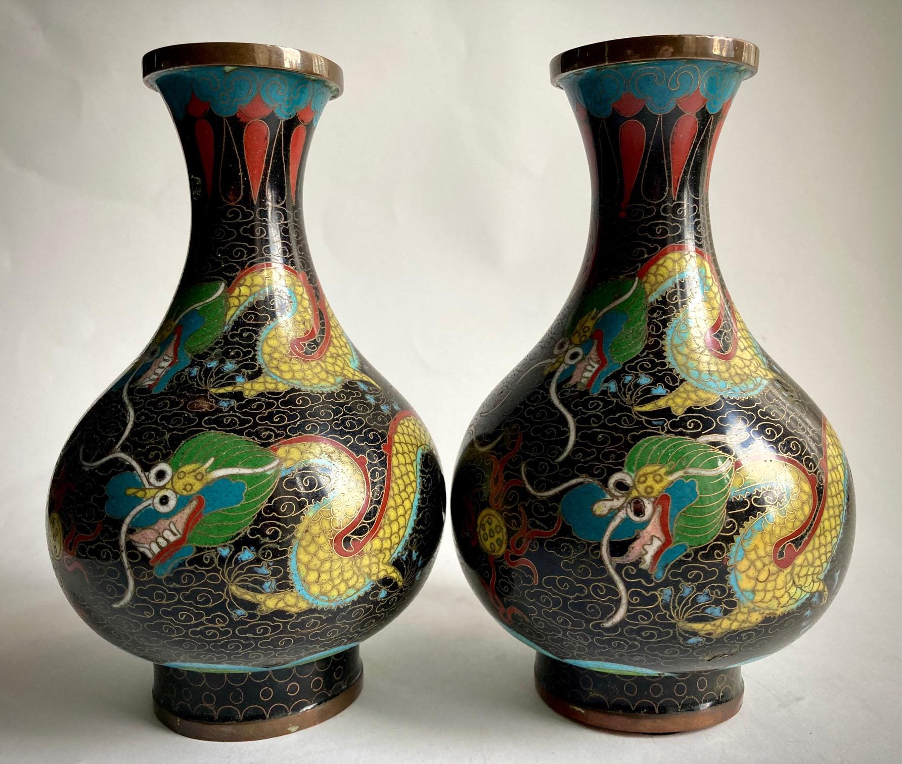 Antique dragon vase - Etsy 日本